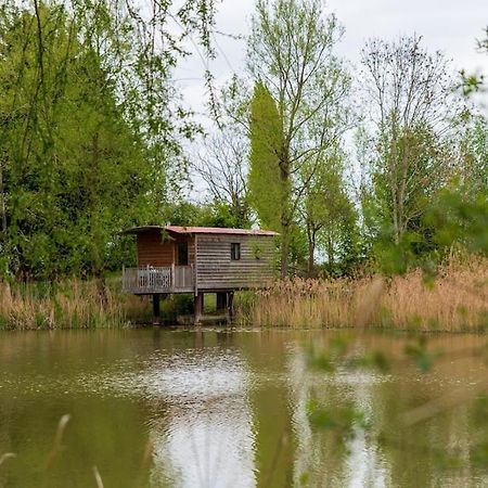 Lakeside Cabin On Stilts- 'Kingfisher' Rous Lench Esterno foto